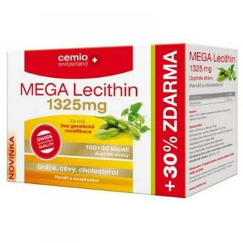 CEMIO Mega lecithin 1325 mg 100 + 30 kapsúl zdarma