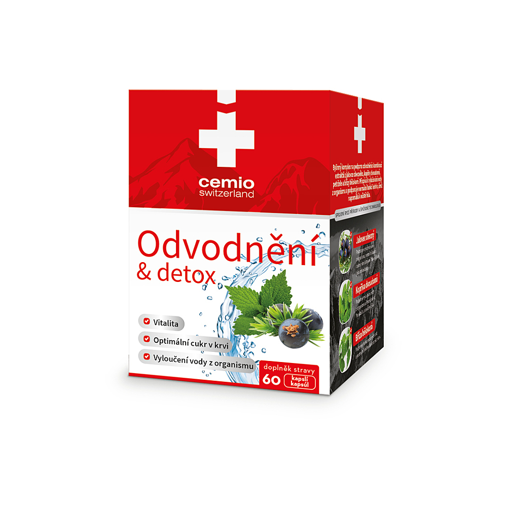 CEMIO Odvodnenie & detox 60 kapsúl