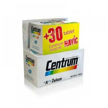 CENTRUM A-Z 100 tabliet + CENTRUM ovocné 30 tabliet : Výpredaj