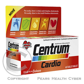 CENTRUM Cardio 60 tabliet (Žily a cievy) - Prírodné