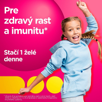 CENTRUM Kids gummies malina a jahoda 2 x 60 želé + DARČEK veselé samolepky