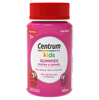 CENTRUM Kids gummies multivitamín pre deti malina a jahoda želé 60 kusov
