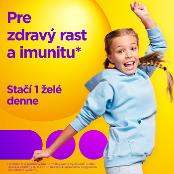 CENTRUM Kids gummies multifruit 2 x 60 želé + DARČEK veselé samolepky (Vitamíny, multivitamíny pro děti) - Viaczložkové - obrázok 2/4