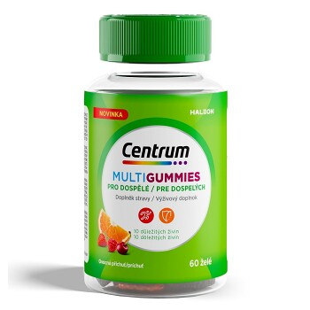 CENTRUM MultiGummies pre dospelých želé 60 kusov (Vitamíny, multivitamíny pro děti) - Viaczložkové
