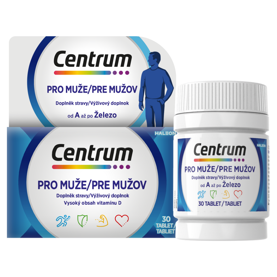 Centrum Multivitamín pre mužov tablety s multivitamínovým komplexom 30 tbl kúpite na Mojalekaren.sk