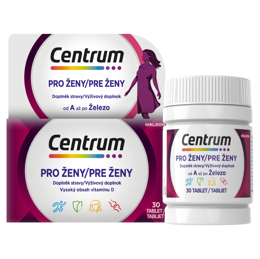 CENTRUM Multivitamín pre ženy 30 tabliet kúpite na Mojalekaren.sk