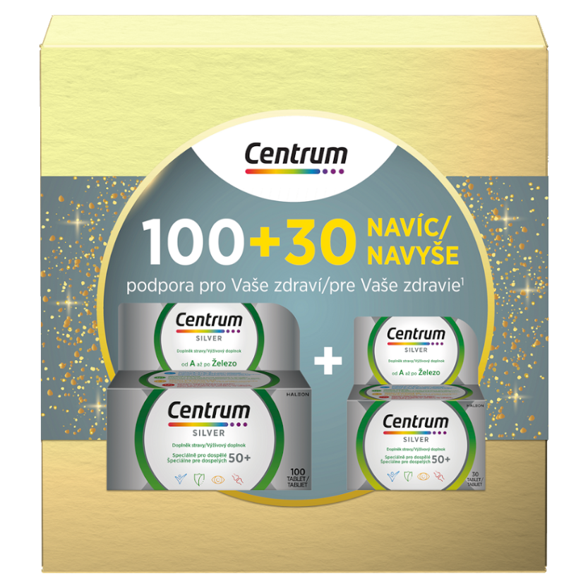 Centrum Silver 50+ bez lepku, 100+30 tabliet