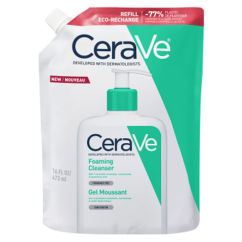 CERAVE Čistiaci peniaci gél náplň 473 ml (Dermokozmetika čistenie pleti) - Dermokozmetika - obrázok 1/3
