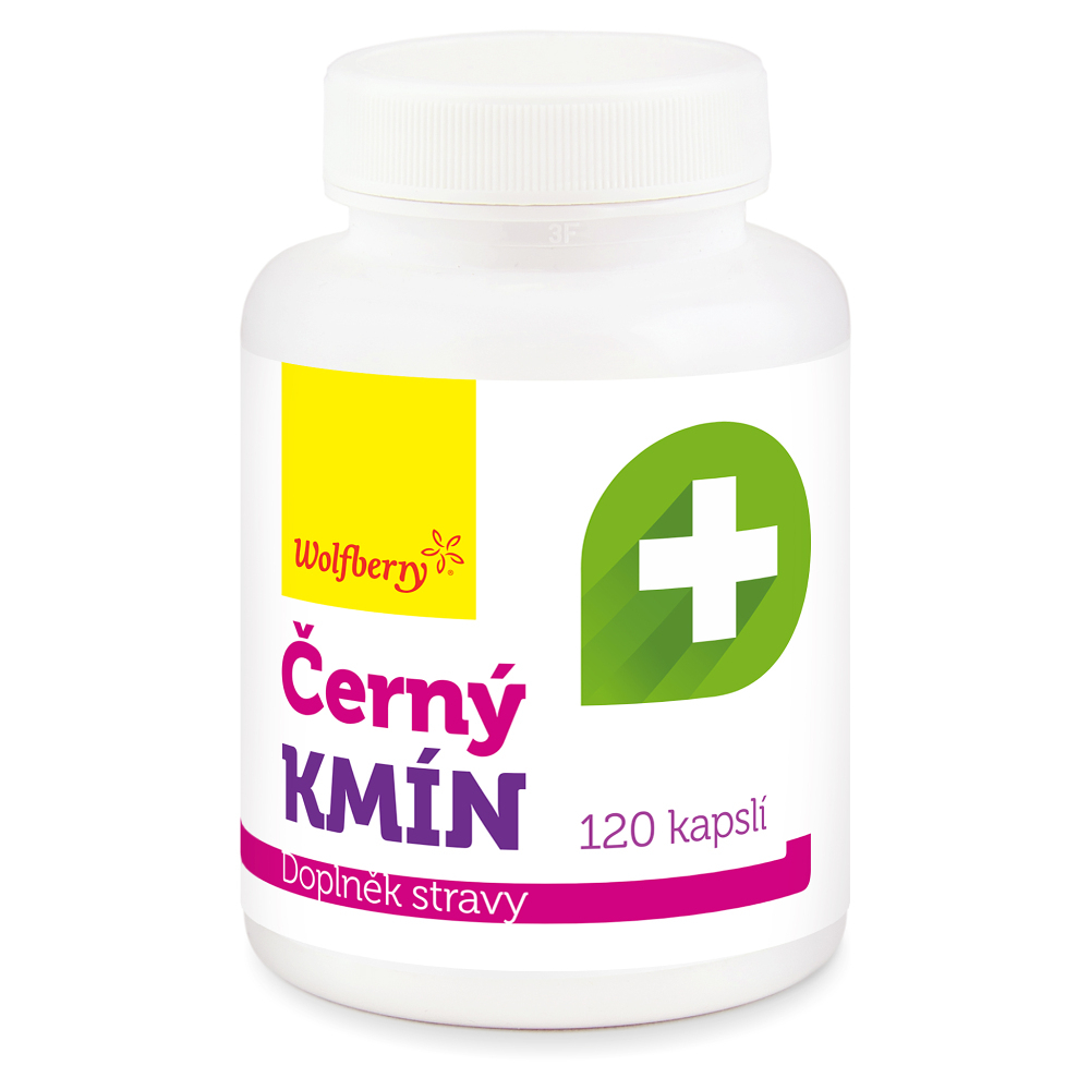 Wolfberry Černý kmín kapsuly na udržanie normálnej hladiny cholesterolu 120 cps