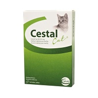 CESTAL CAT 80 mg/20 mg žuvacie tablety pre mačky 8 ks