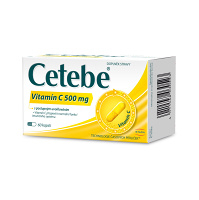 CETEBE Vitamín C 500 mg s postupným uvoľňovaním 60 kapsúl