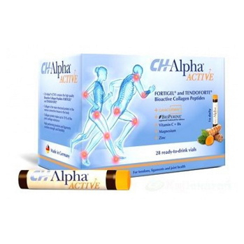 CH-ALPHA ACTIVE kolagénové peptidy 28x30 ml ampuliek na pitie