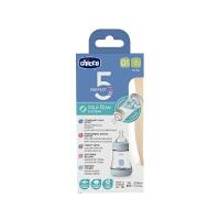 CHICCO Fľaša dojčenská Perfect 5 silikón Chlapec 150 ml