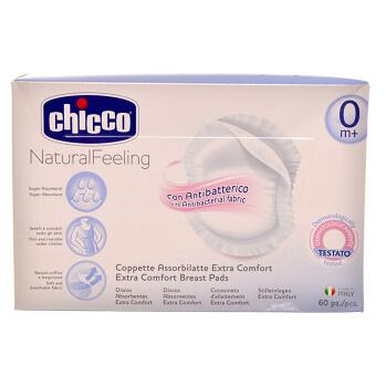 Chicco Tampóny antibakteriálne do podprsenky 60ks