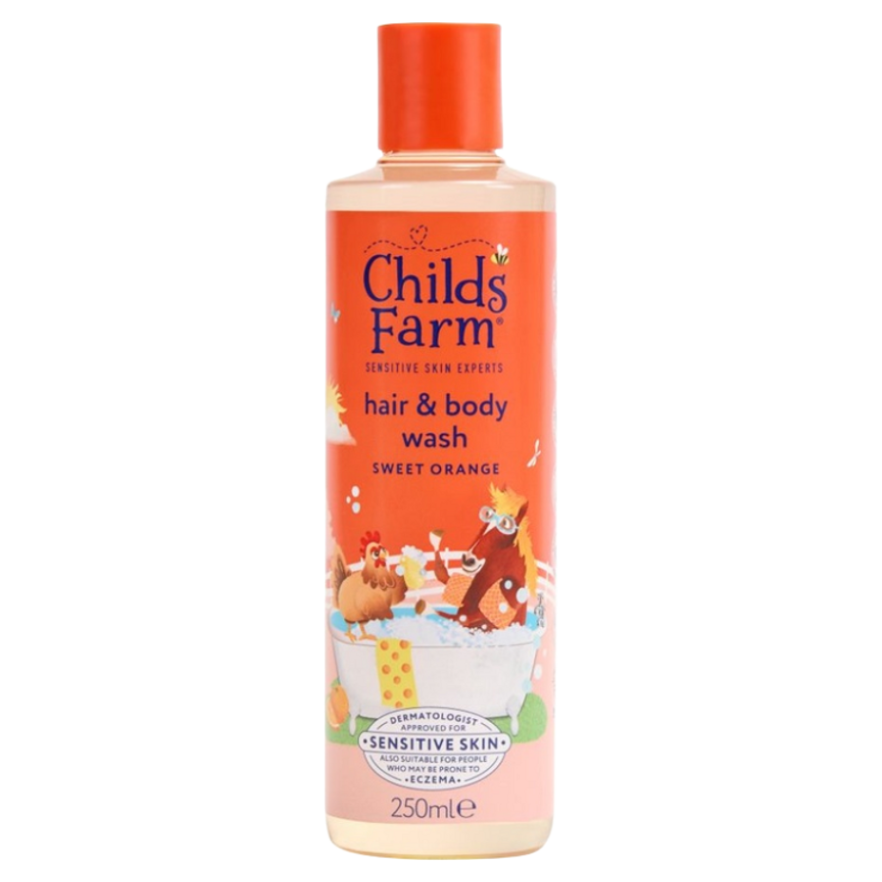 CHILDS FARM Umývacia emulzia na vlasy a telo sladký pomaranč 250 ml
