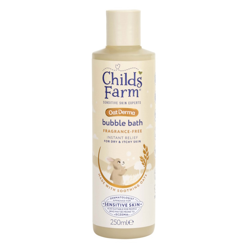 CHILDS FARM OatDerma bublinkový kúpeľ bez parfumácie 250 ml
