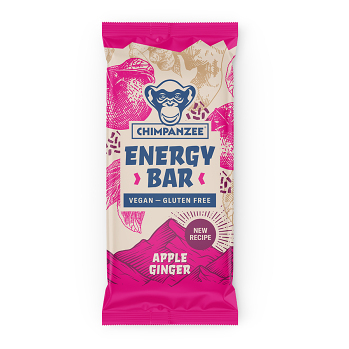 CHIMPANZEE Energy bar apple ginger 55 g (Energetické tyčinky) - Energetické, Mimo výkon