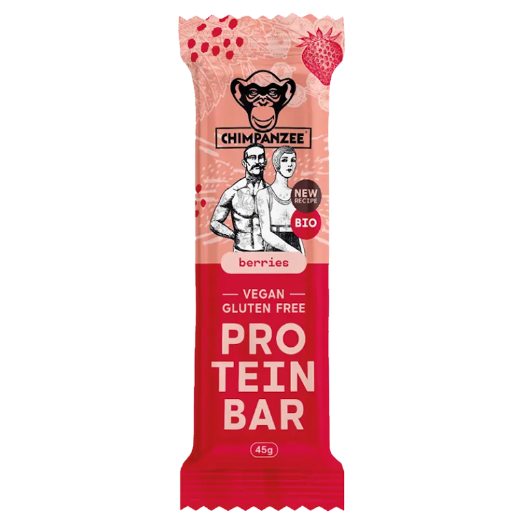 E-shop CHIMPANZEE Protein bar berries BIO 45 g