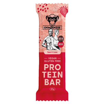 CHIMPANZEE Protein bar berries BIO 45 g