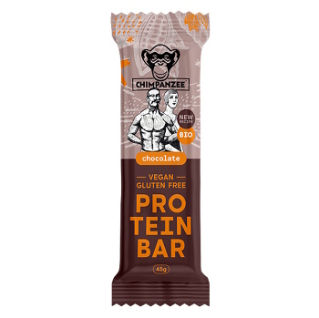 CHIMPANZEE Protein bar chocolate BIO 44 g (Energetické tyčinky) - BIO, Proteinové, Mimo výkon, Sladké, Prírodné