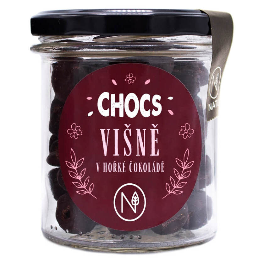 NATU Chocs višne v 60% horkej čokoláde 100 g