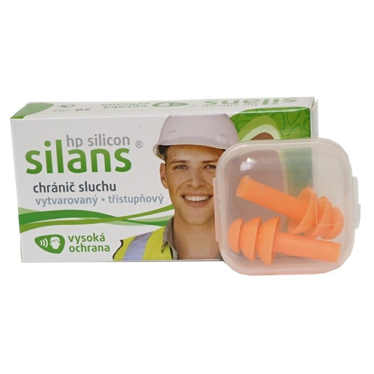 E-shop SILANS PROFI Silicon chránič sluchu s vysokou ochranou 1 pár