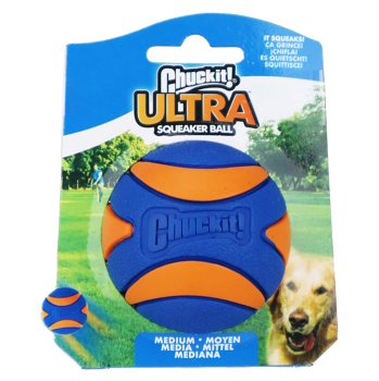 CHUCKIT Ultra Squeaker Ball M 6 cm (Hračky pre psov)