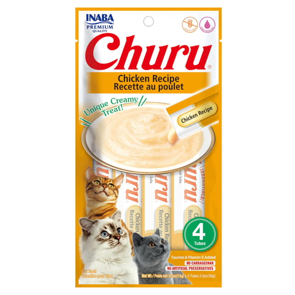 E-shop CHURU Cat Chicken kuracie pyré pre mačky 4x14 g
