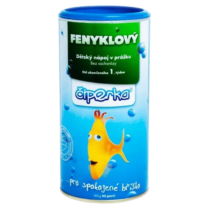 ČIPERKA DETSKÝ GRANULOVANÝ ČAJ  FENYKLOVÝ 180G OD 1 TÝŽDŇA