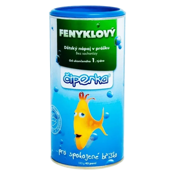 ČIPERKA DETSKÝ GRANULOVANÝ ČAJ  FENYKLOVÝ 180G OD 1 TÝŽDŇA (Bylinkové čaje)