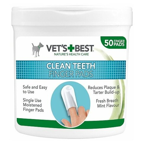 E-shop VET´S BEST Čistiaca utierka na zuby pre psy 50 ks