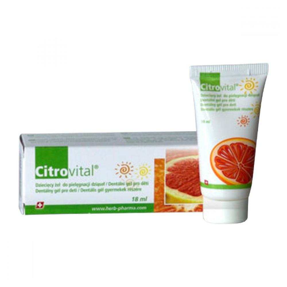 E-shop CITROVITAL Dentálna gél pre deti 18 ml