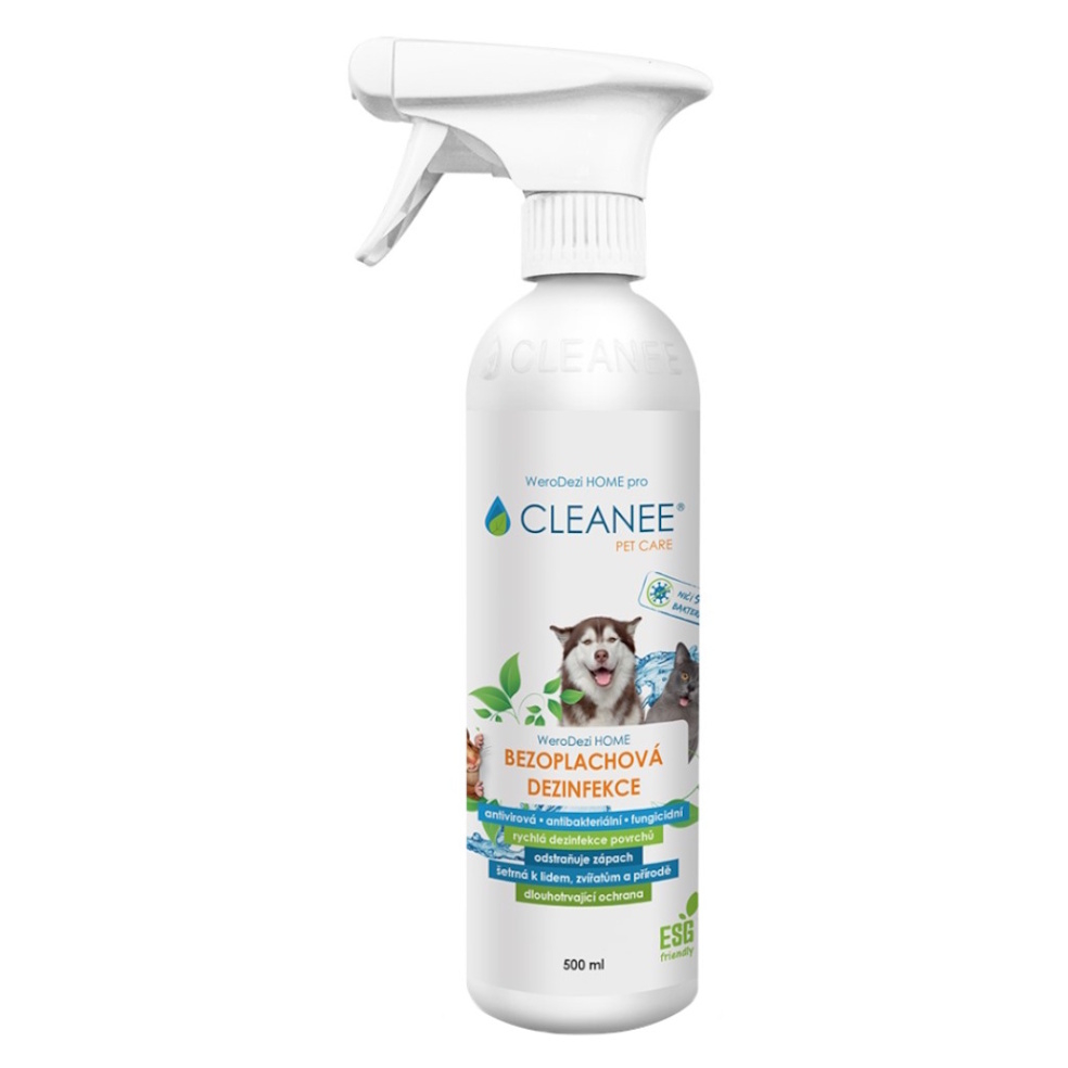 CLEANEE Pet Care bezoplachová dezinfekcia 500 ml