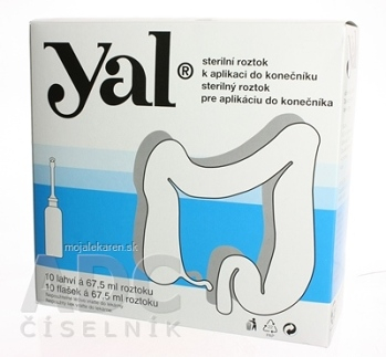 YAL sol rec 10x67,5 ml (fľ.PE) (Lieky na predpis)