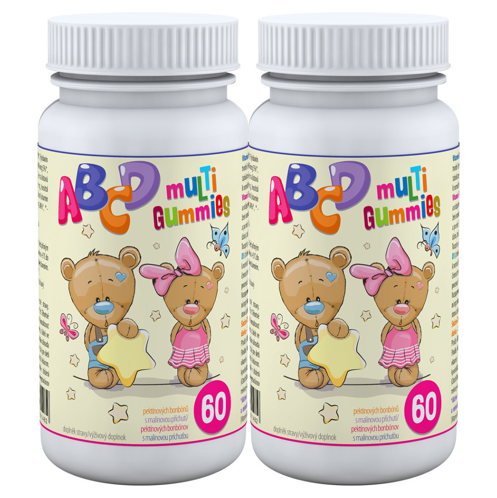 Clinical ABCD Multi Gummies pektínové bonbóny s multivitamínovým komplexom pre deti 2x60 cps kúpite na Mojalekaren.sk