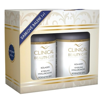 CLINICAL Beauty-care kolagén + kyselina hyalurónová + Q10 60+60 tabliet (Doplnky stravy na kĺby) - Viaczložkové