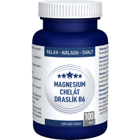 CLINICAL Magnesium chelát + Draslík B6 100 tabliet