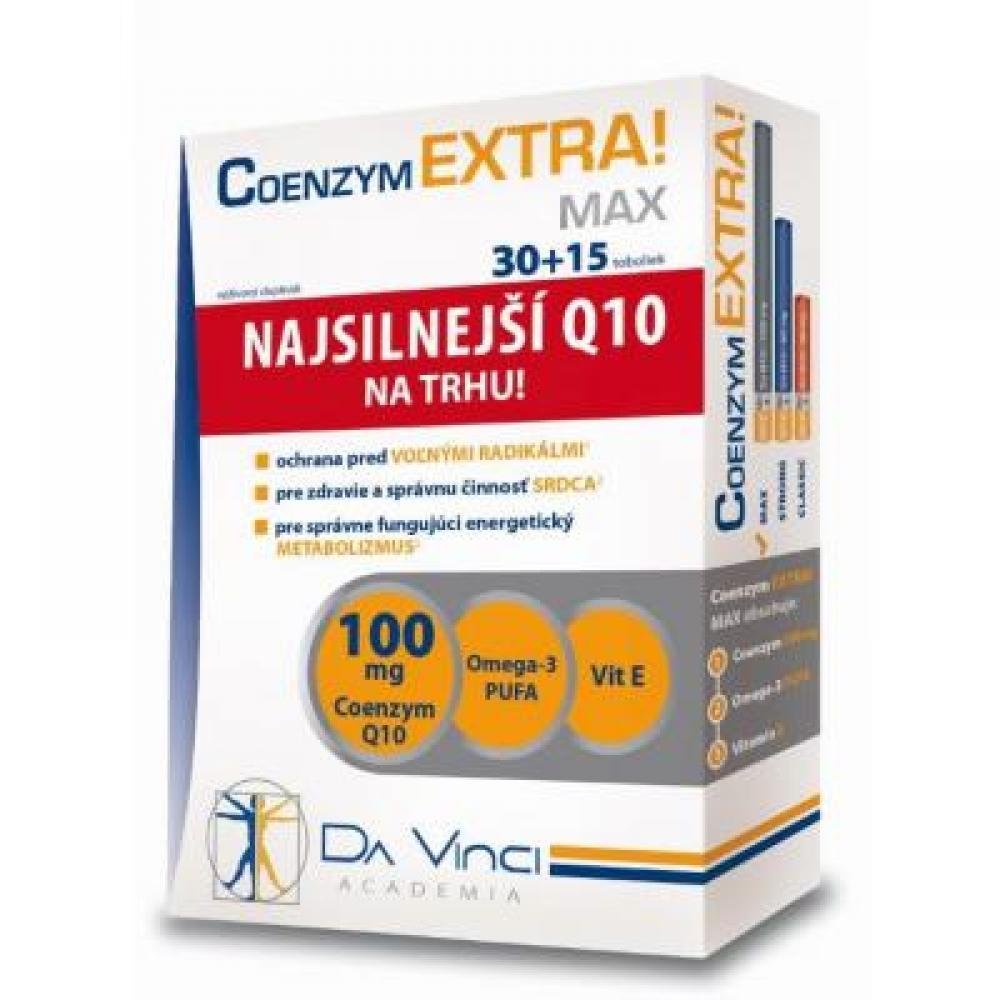 Obrázok DA VINCI Coenzym Extra Max 100 mg 30+15 kapsúl ZADARMO