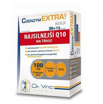 DA VINCI Coenzym Extra Max 100 mg 30+15 kapsúl ZADARMO