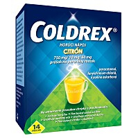 COLDREX Horúci nápoj citrón 14 vreciek