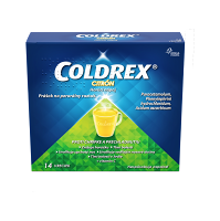 COLDREX Horúci nápoj Citrón 5 g 14 vreciek