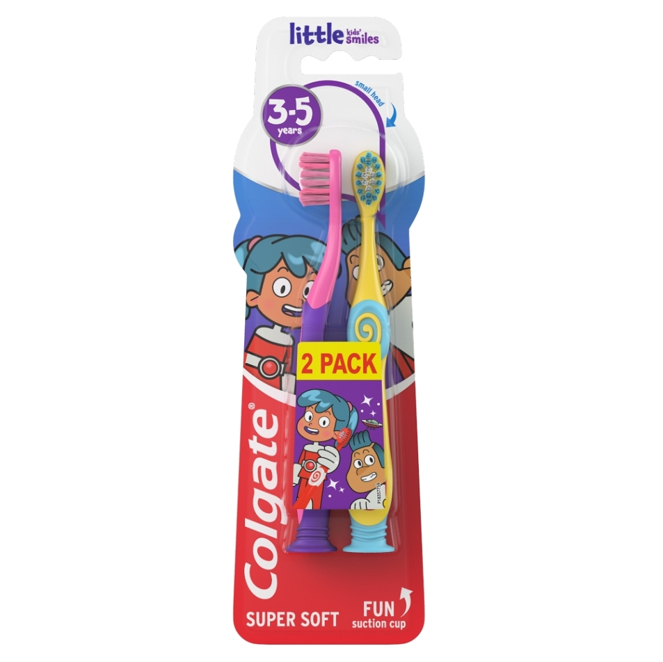 E-shop COLGATE Detská zubná kefka Little Kids Smiles pre deti 3-5 rokov 2 kusy