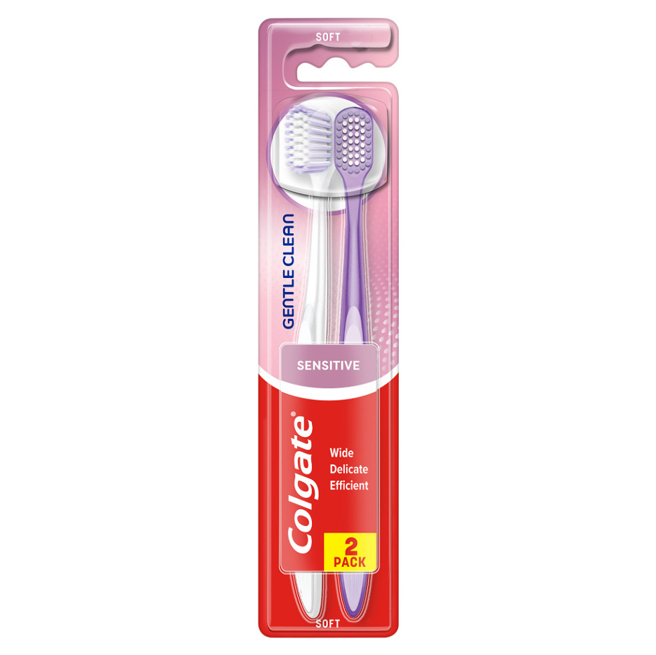 COLGATE Gentle Clean Sensitive zubná kefka 2 kusy