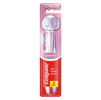 COLGATE Gentle Clean Sensitive zubná kefka 2 kusy (Klasické kefky) - Super