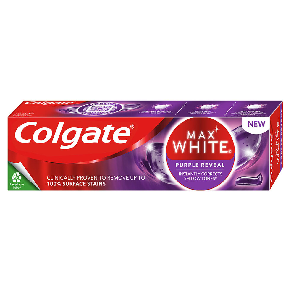 E-shop COLGATE Max White Purple Reveal bieliaca zubná pasta 75 ml