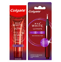 COLGATE Max White set - Ultra Complete zubná pasta 50 ml + Max White Overnight bieliace pero 2.5 ml