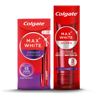 COLGATE Max White bieliaca zubná pasta 50 ml + bieliace pero 2,5 ml