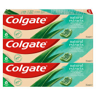 COLGATE Natural Extracts Aloe Vera zubná pasta 3 x 75ml