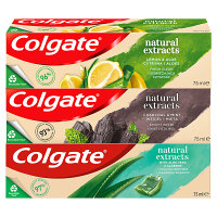 Colgate Natural Extracts Mix zubná pasta 3 x 75 ml