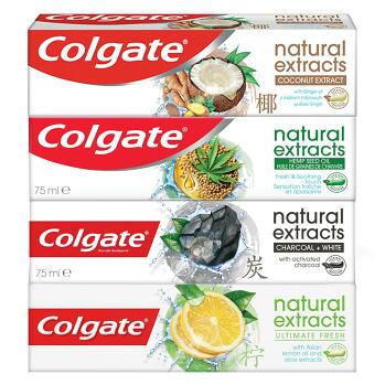 COLGATE Natural Extracts Zubná pasta Mix 4 x 75 ml